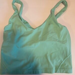 teal lululemon align tank